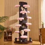90.5 Inches Tall Magic Forest Cat Tree Tower - Image 5