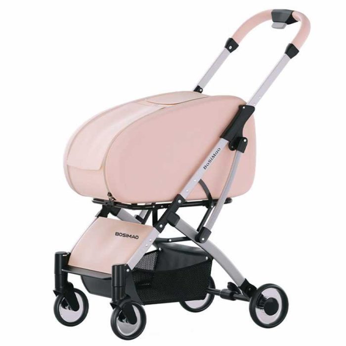 3 in 1 Folding Cat Stroller with Removable Carrier - Image 12