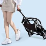 Foldable Travel Pet Stroller for Cats & Dogs with Detachable Carrier - Image 3