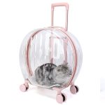 Clear Cats Carrying Case with Silent Wheel