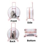 Clear Cats Carrying Case with Silent Wheel - Image 8