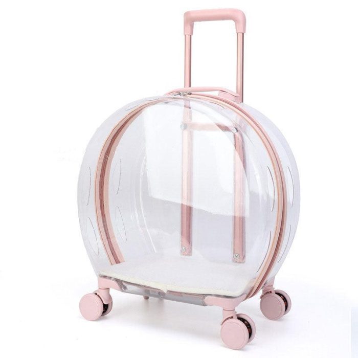 Clear Cats Carrying Case with Silent Wheel - Image 2